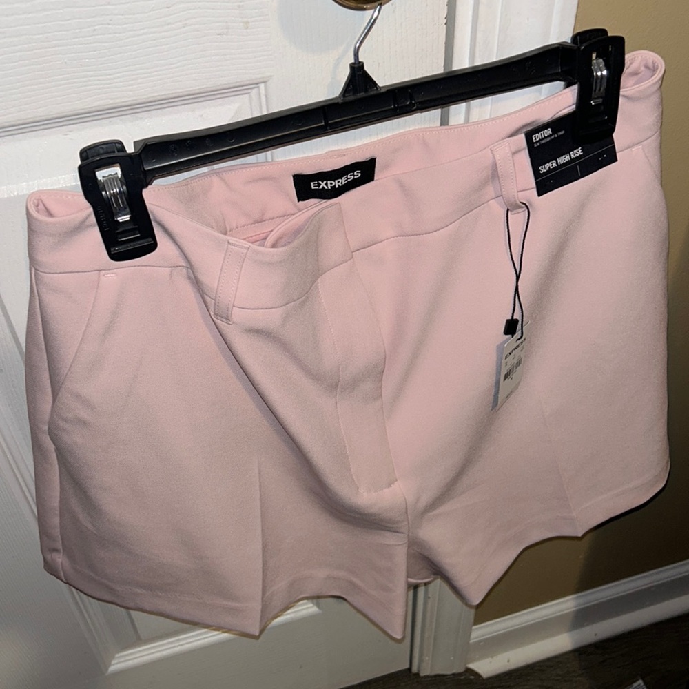 Baby pink shorts